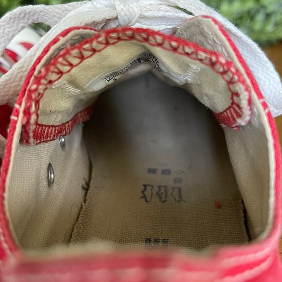 Converse Chuck Taylor All Star Red Low-Top Canvas Sneakers Mens 5 / Womens 7 - Picture 7 of 13